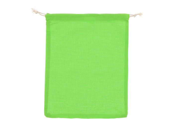 Sac filet publicitaire coton 140g 25x30cm Vert clair